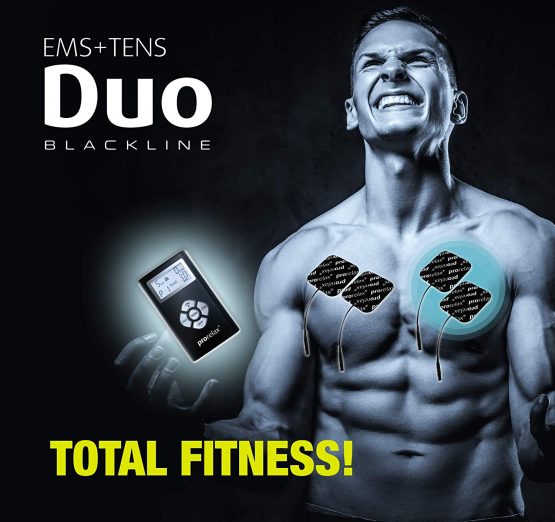 Prorelax Duo “Blackline”, EMS + TENS Massager, Electro-Stimulation, EMS Exercising, Electro-Therapy, Muscle Building, Body Shaping, Body Tuning, Pain Relief, Muscle Exerciser, Muscle Relaxation - Image 3