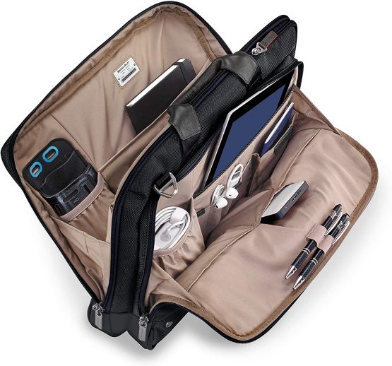Briggs & Riley Unisex @Work Slim Brief Briefcase - Image 4