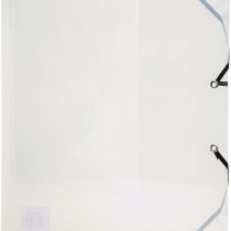 Exacompta Crystal PP Filing Box, A4, 60 mm spine, A4 - Clear