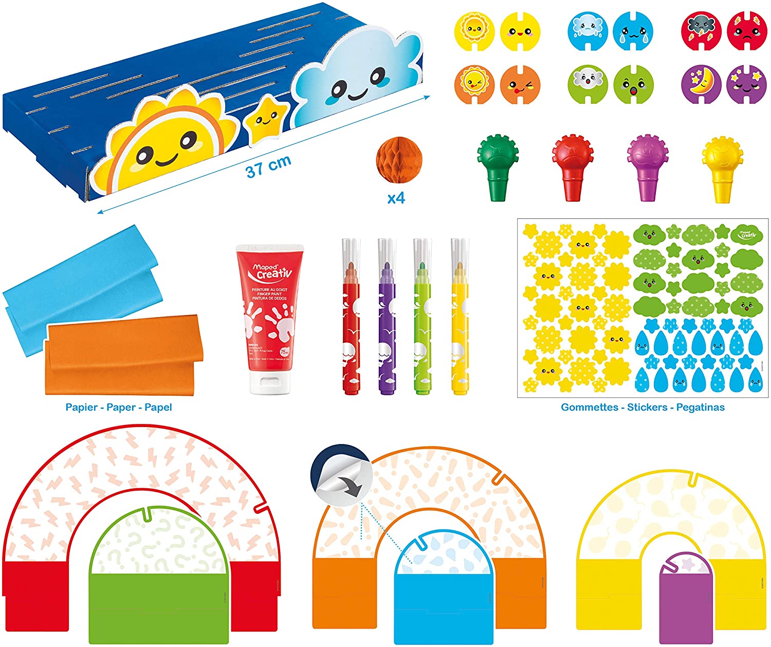 Maped Creativ Color Emotions - Multi Activity Rainbow (Mood and Behaviour), ASSORTED - Image 4