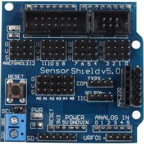 HALJIA Sensor Shield V5.0 Expansion Board Compatible with Arduino UNO MEGA R3 Mega2560 Duemilanove Nano Robot V5.0 Expansion Module