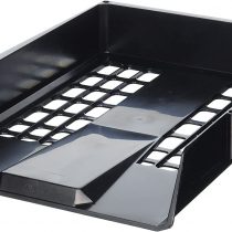 Avery 1132BLK Basics Single Letter Tray/Intray, 278 x 70 x 390 mm - Black