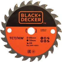 BLACK+DECKER A7525-XJ Hojas TCT 85x10 24T