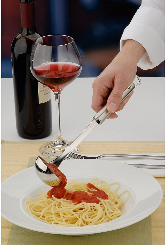 WMF Sauce Ladle 27 cm Profi Plus Cromargan Stainless Steel Partly Matt Dishwasher-Safe - Image 2