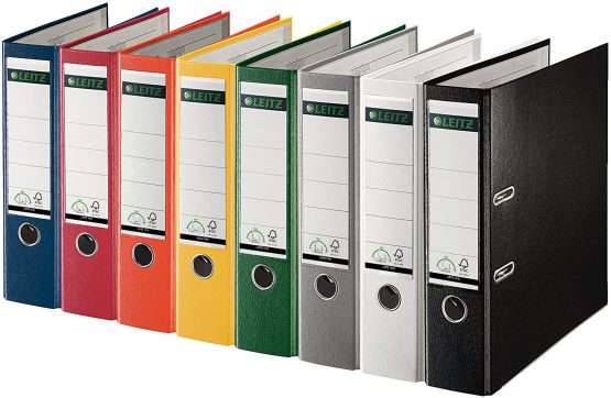Leitz Lever Arch File, Blue, Plastic, A4, 5 cm spine, 10150035 - Image 4