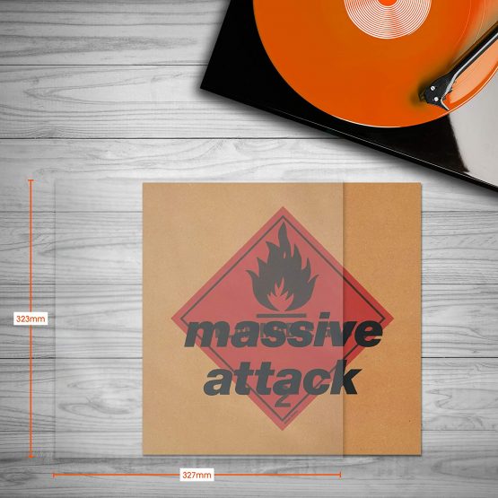 50x 12" Inch Outer Vinyl Record Sleeves | DENSITY Covers Fit Single Double Triple Gatefold LP Albums | Premium Quality Polythene Sleeves | UV Resistant Plastic | 400 Gauge 100 Micron 323mm x 323mm - Image 3