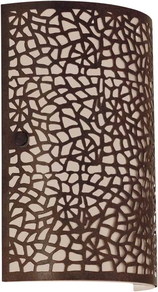 EGLO 89115 ALMERA Wall Light in Champagne and Antique-Brown