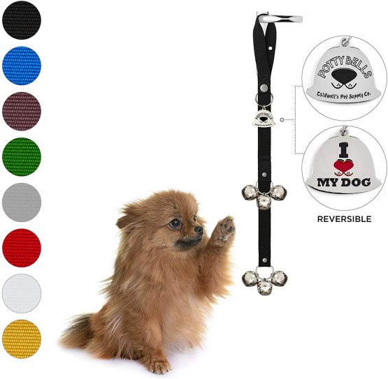 Caldwell's Pet Supply Co. Potty Bells Housetraining Dog Doorbells for Dog Training and Housebreaking Your Doggy. Dog Bell with Doggie Doorbell and Potty Training for Puppies Instructional Guide - Image 2