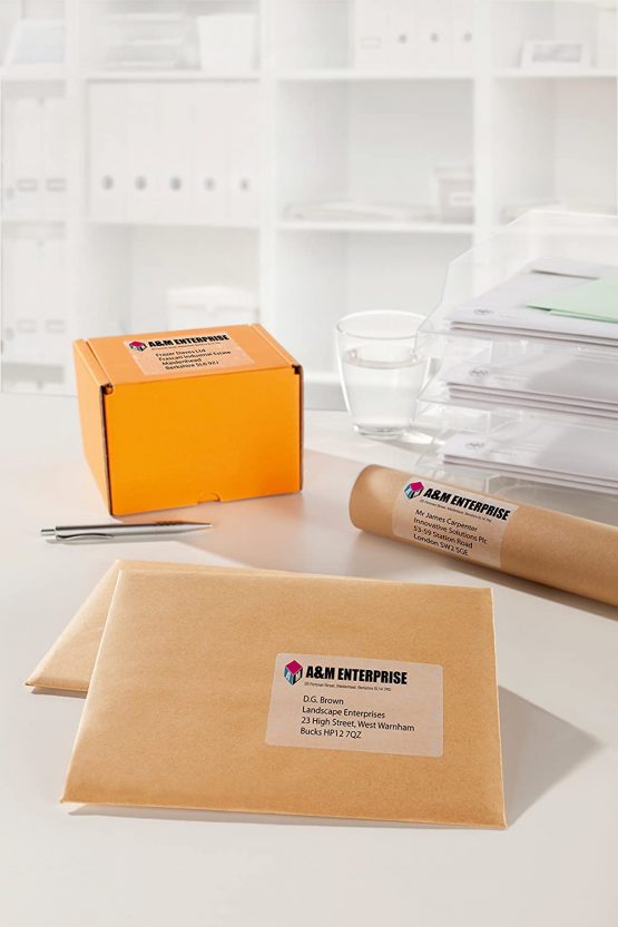 Avery Zweckform J4722-25 Labels, 96 x 50.8 mm, 25 Sheets, 250 Labels, Transparent - Image 4