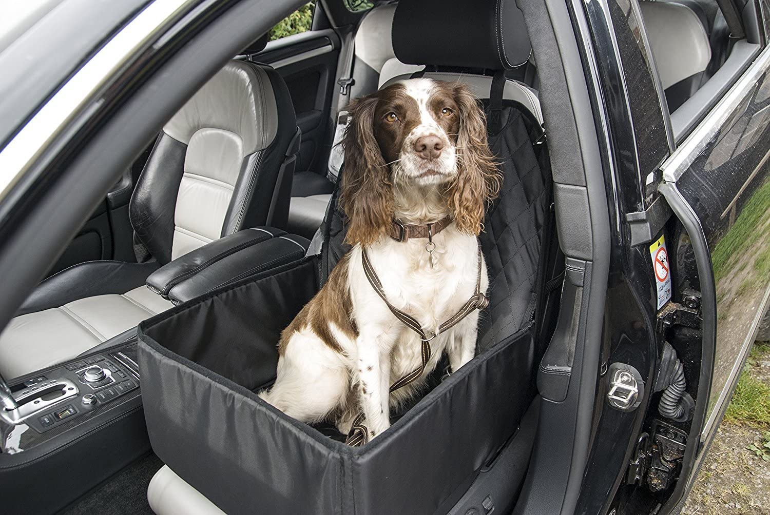 Premium Dog Car Seat Cover Booster 2-in-1 Waterproof, Speedwellstar Quilted, Non-Slip