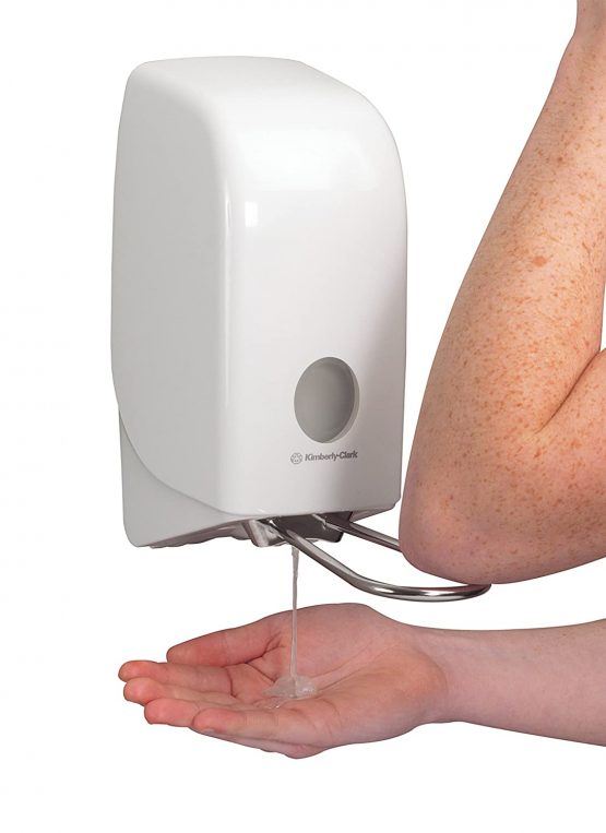 Aquarius, 6955, Hand Cleanser Dispenser, 1 Litre, White, 1 x 1 Dispenser - Image 3