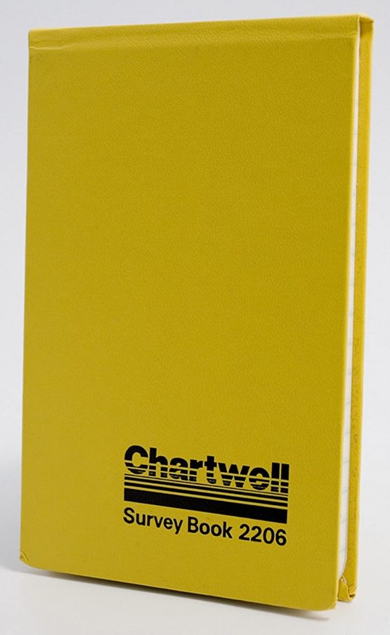 Exacompta Chartwell Field survey Book, 106x165mm, Lined with 2 Lines, Yellow