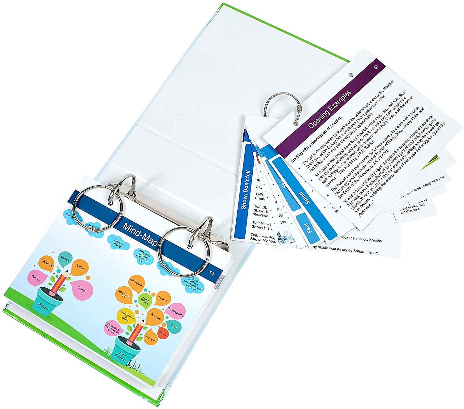 Combo Pack "Eleven Plus: Vocabulary Flash Cards" and "11+ & SATS: Fiction & Non-Fiction Writing", 2-pack Combo - Image 3