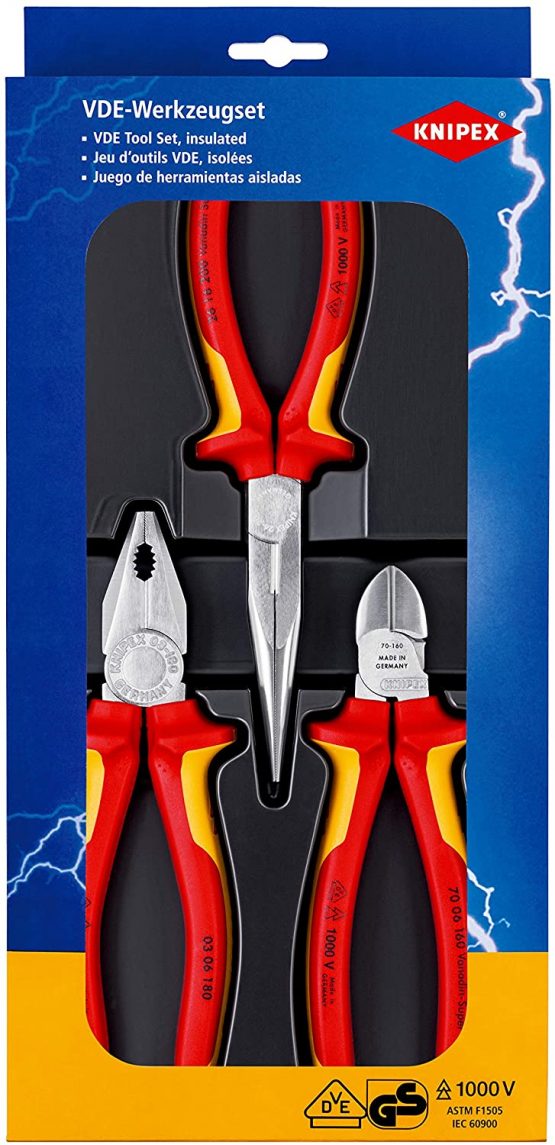 KNIPEX Electro Set 00 20 12 (self-service card/blister)