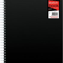 Silvine A4+ Hardback Sketch Book - 60 Sheets of 130gsm smooth cartridge paper. Ref 485 (297 x 221.5mm)