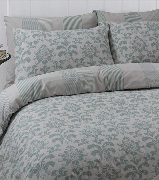 Indus Textiles 100% Pure Cotton Reversible Patterned Duvet Cover Sets Istanbul, Double - Image 2