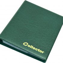 COLLECTOR COIN ALBUM for 120 medium size coins like 50p £2 A-Z 10 pence 10p 50 pence £1 €1 €2 or other GREEN
