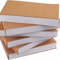 Belle Vous Blank Kraft Flip Book (6 Pack) - 11.5 x 6.5cm/4.53 x 2.56 Inches - 180 Pages (90 Sheets) No Bleed Sketchpad Paper - Small Cartoon Animation Creation, Drawing & Sketching Flipbook Notepad