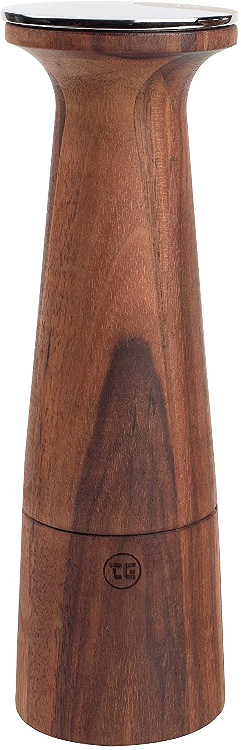 T&G CrushGrind Oblique Black Walnut Pepper/Peppercorn Mill