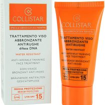 Collistar Trattamento Viso SPF15 Anti-Wrinkle Tanning Face Treatment, 50 ml