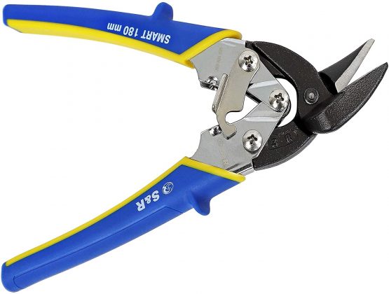 S&R Mini Tin Snips, Ideal Series, Strong and Versatile, 180 mm, Right Cut, Rubberised Handles, HRC 60-62 - Image 3