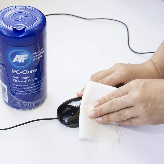 AF PC-Clene - Anti Static Cleaning Wipes - Tub of 100 - Image 3