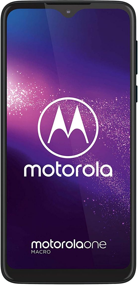 Motorola One Macro (6,2 Inch HD Plus Display, Macro Vision Camera, 64 GB/ 4 GB, Android 9.0, Dual SIM Smartphone), Space Blue - Image 2