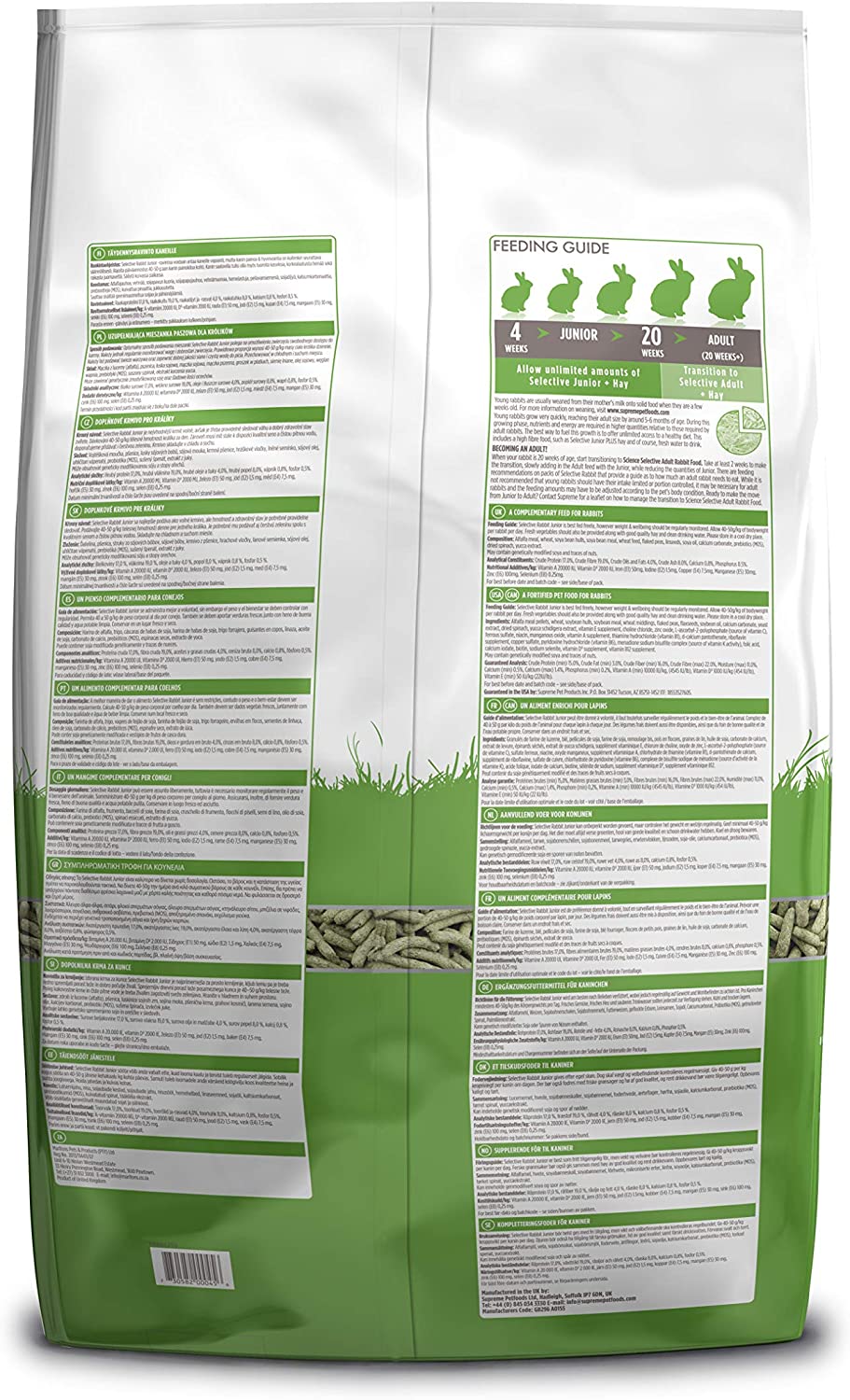 Supreme Science Selective Junior Rabbit Food 10kg may vary, 10 kg (Pack of 1) - Image 3