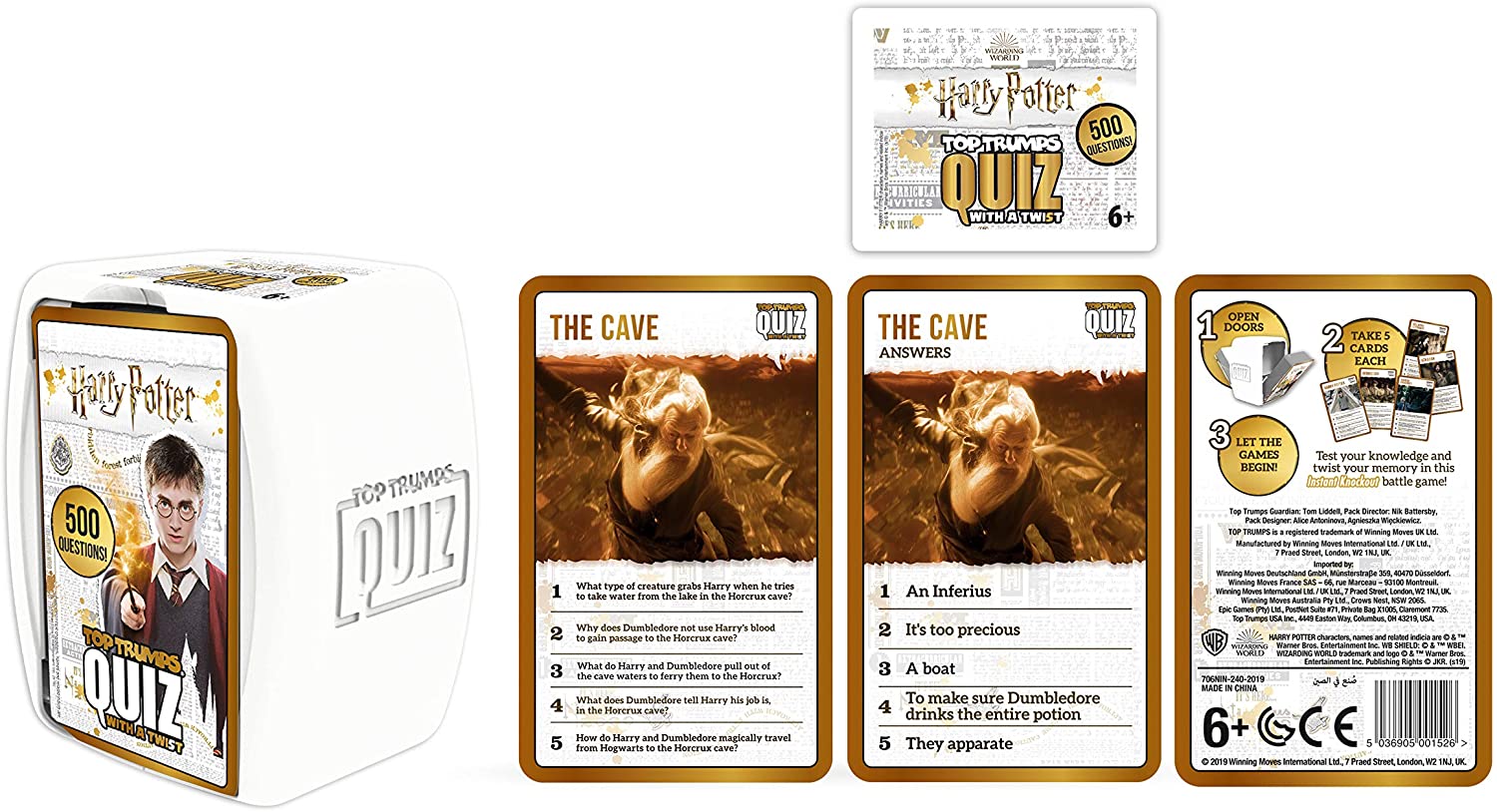 Top Trumps Quiz Harry Potter Trivia Game, 500 questions to test your knowledge and memory in the world of Hogwarts, spells - Image 4