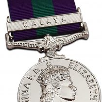 Trikoty General Service Medal with Malaya Clasp Full Size GSM 1918-62 ER II REPRO Military