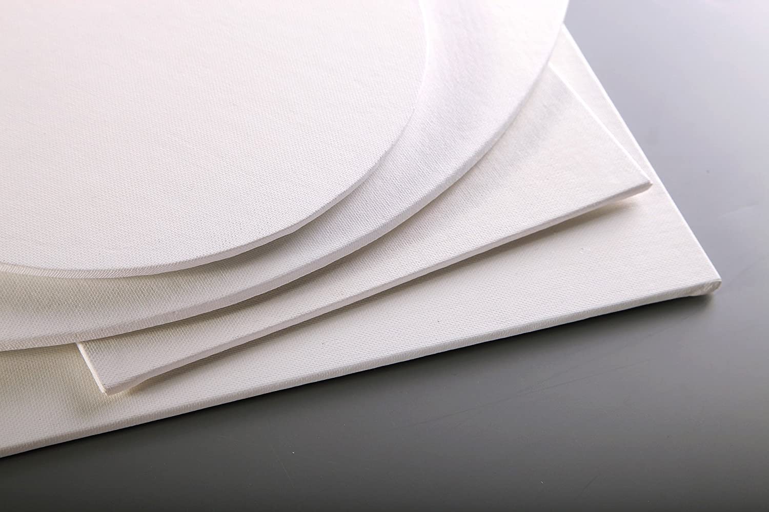 Clairefontaine, Ref 33976C, White Canvas Board (Standard), 24 x 30cm, 3mm Thick, Made from 100% Cotton - Image 3