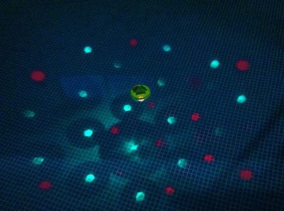 Underwater Light Show, Floating Disco Ball Lights up Your Pool - Image 3
