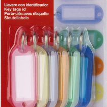 Apli Keychain Translucent Colours 6 unidades Assorted