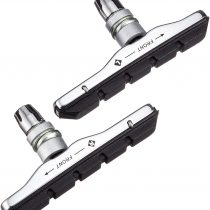 XLC Cartridge V-Brake Brake shoes BS V02 72 mm Set of 4 Black/Silver, 2500383500