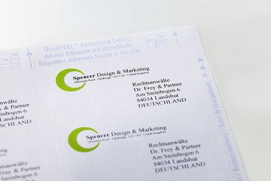Avery L7163-100 Labels, White (99.1 x 38.1 mm( - Image 3