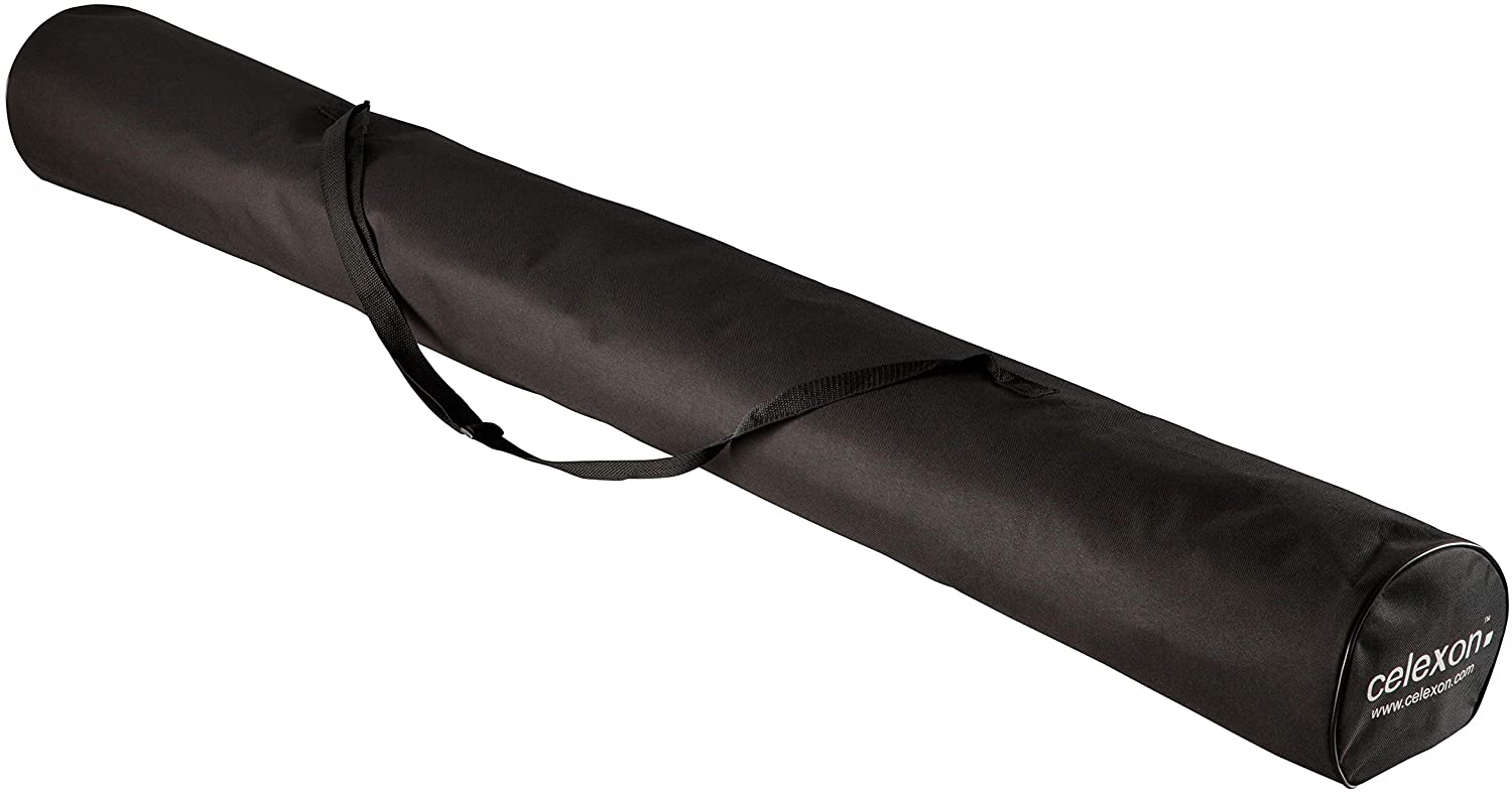 celexon Nylon-Softcase Fitted Tripod Screens Cloth Width 244 cm - Dimensions:268x18cm (LxD)- Black
