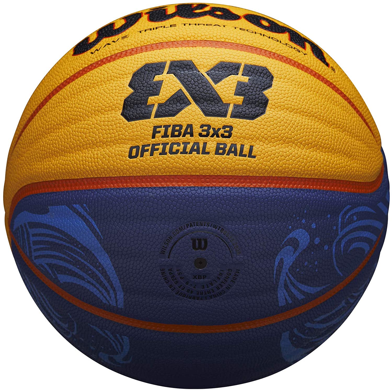 Wilson 3x3 Fiba Basketball, Unisex Adult, Yellow, 6, lemon tree, 6 Years - Image 3