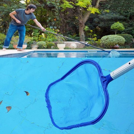 Sporteed Pool Net, Pool Leaf Skimmer Swimming Pool Net Heavy Duty Leaf Skimmer Fine Mesh Net Sturdy Frame Hot Tubs Net for Spas,Swimming Pool, Fish Tank - Image 3