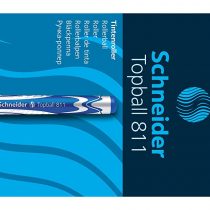 Schneider Topball 811 Rollerball Pen - Blue (Pack of 10)