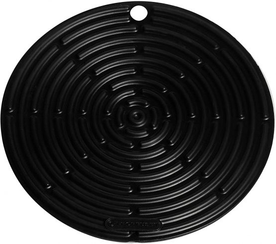 Le Creuset Silicone Cool Tool, Surface Protector, Pot Holder, Jar Opener, 20.5 cm, Black