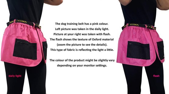 Dingo Training Belt for Agility Sports Dog Training, Many Pockets Pink Power XL 16462 - Image 2
