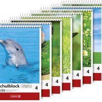 Brunnen 1041904 Lined School Block (A5 40 Pages Ruled Wirebound)