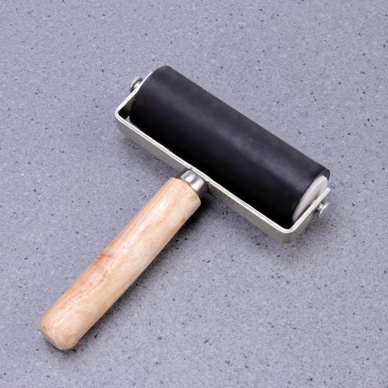ULTNICE Soft Rubber Brayer Roller Printmaking Tool for Craft Projects Ink Stamping - Image 2
