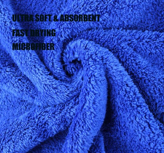 Microfibre Car Drying Towels Car Washing Cloths For Drying Cleaning Grey 3Pack 40X60CM - Image 2