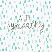 Sympathy Card from the Hallmark Studio - Embossed Text Design