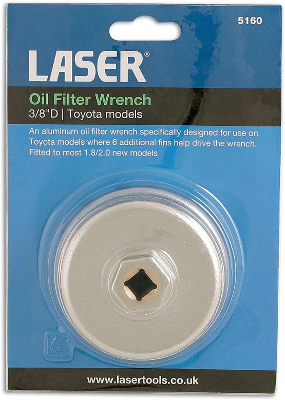 Laser 5160 Oil Filter Wrench 1/2"D - 64.5mm x 14 Flutes - Image 3