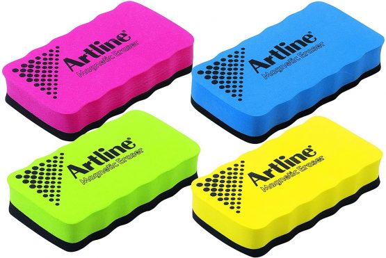 Artline Magnetic Whiteboard Eraser - Green - Image 2
