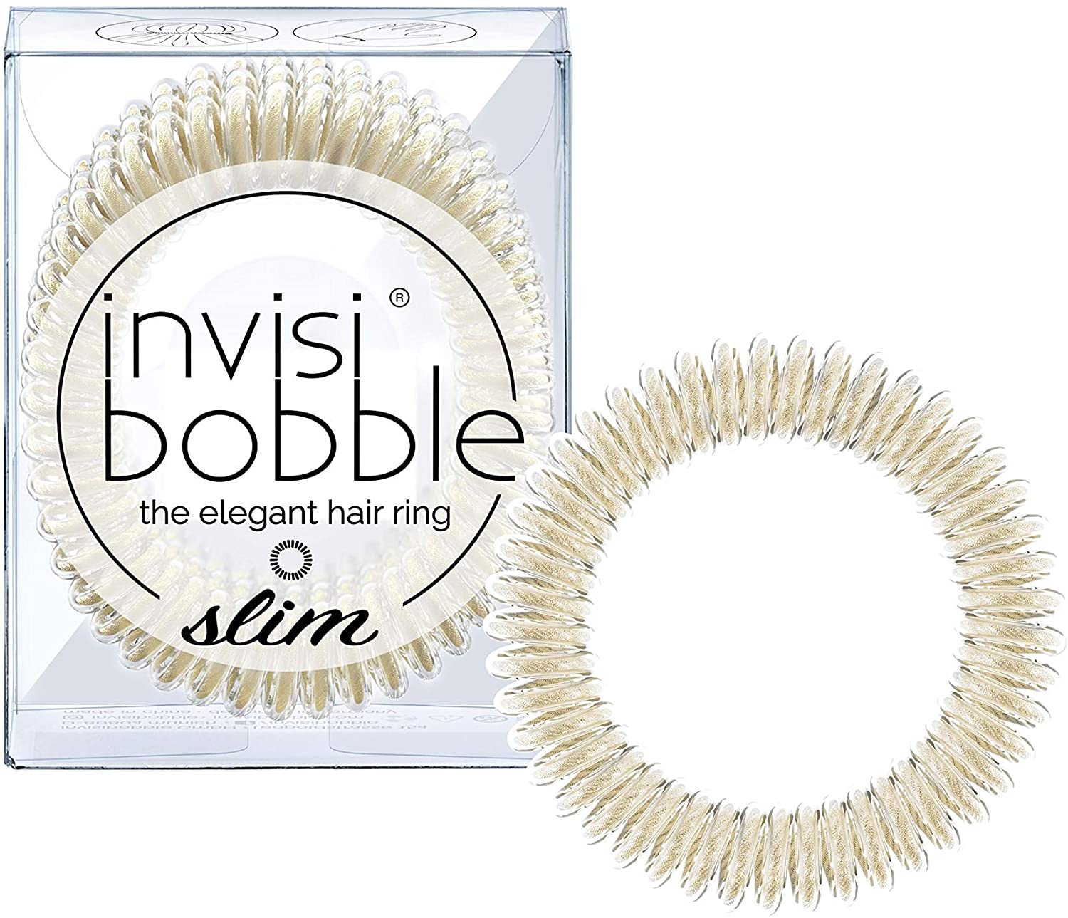 Invisibobble SLIM Hair Ties (Stay Gold) IB-SL-PC10005