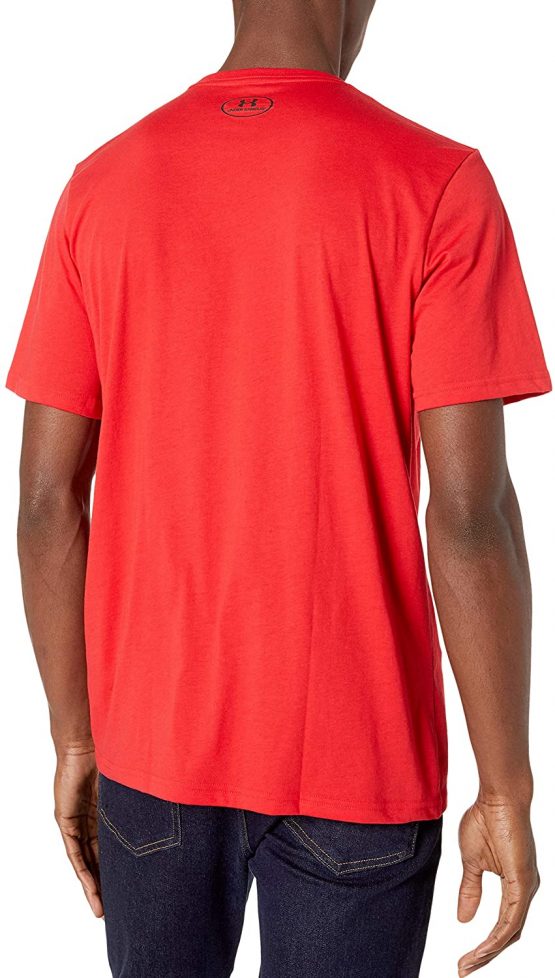 Under Armour UA TEAM ISSUE WORDMARK Short Sleeve, T Shirt for Men with Graphic Design, Loose-Fit Sport and Fitness Clothing Men - Image 3