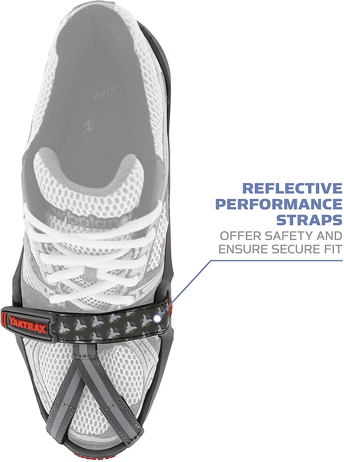 YakTrax Run Ice & Snow Grips for Running Shoes 3mm Carbide-Steel Spikes & 1.4mm Stainless-Steel Coils - Image 3